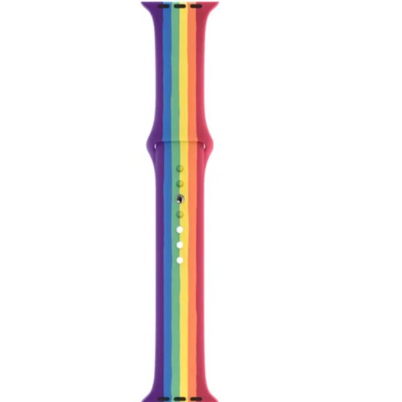 NEW Apple Watch Edition Sport Band for 44mm - Pride Rainbow LGBTQ Advocacy - Picture 1 of 6